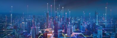 Smart,City,And,Abstract,Line,And,Dot,Connect,With,Gradient